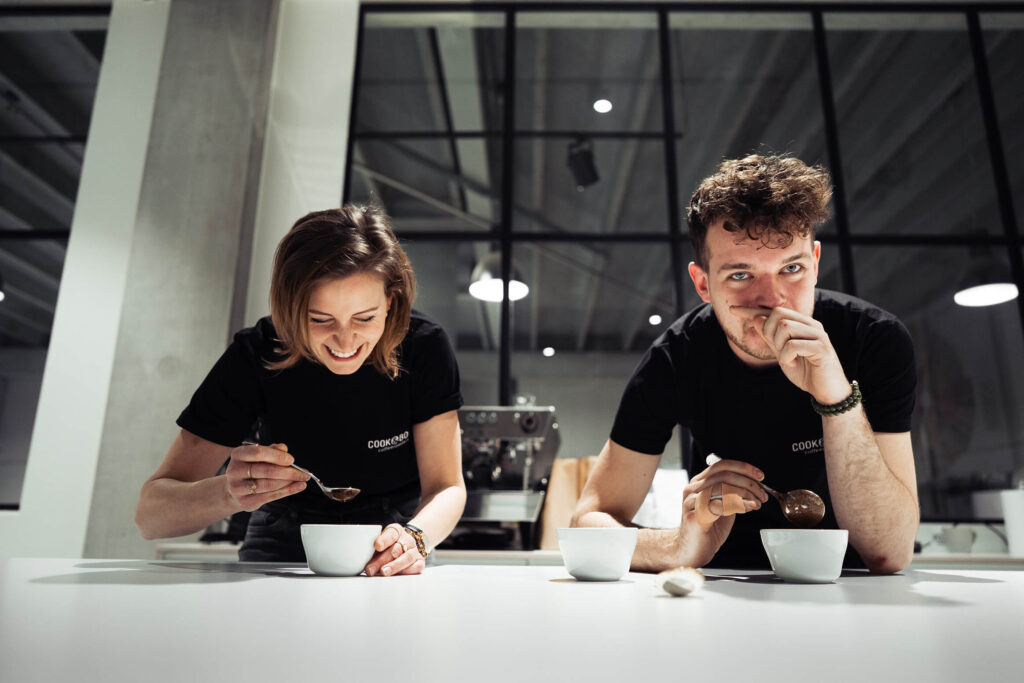 smaaktonen in koffie proeven coffee cuppen