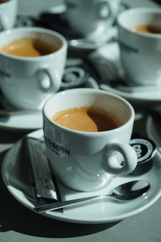 Koffie lungo smaaktonen